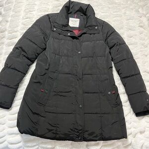 Tommy Hilfiger black puffer coat